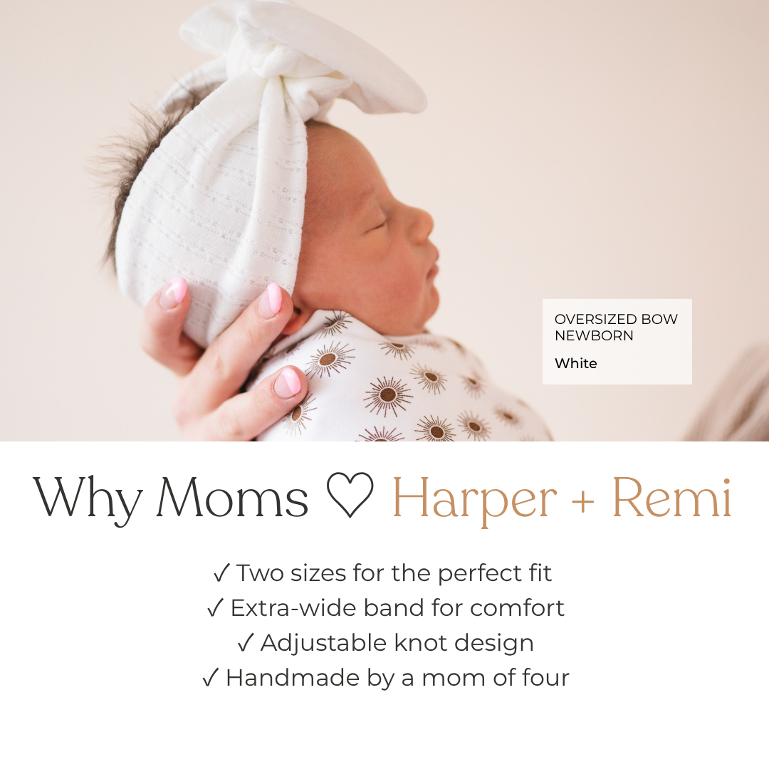 Cloud Nine | Pointelle Baby Bow Bundle