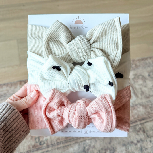 Cool Girl Valentine | Valentine Baby Bow Bundle
