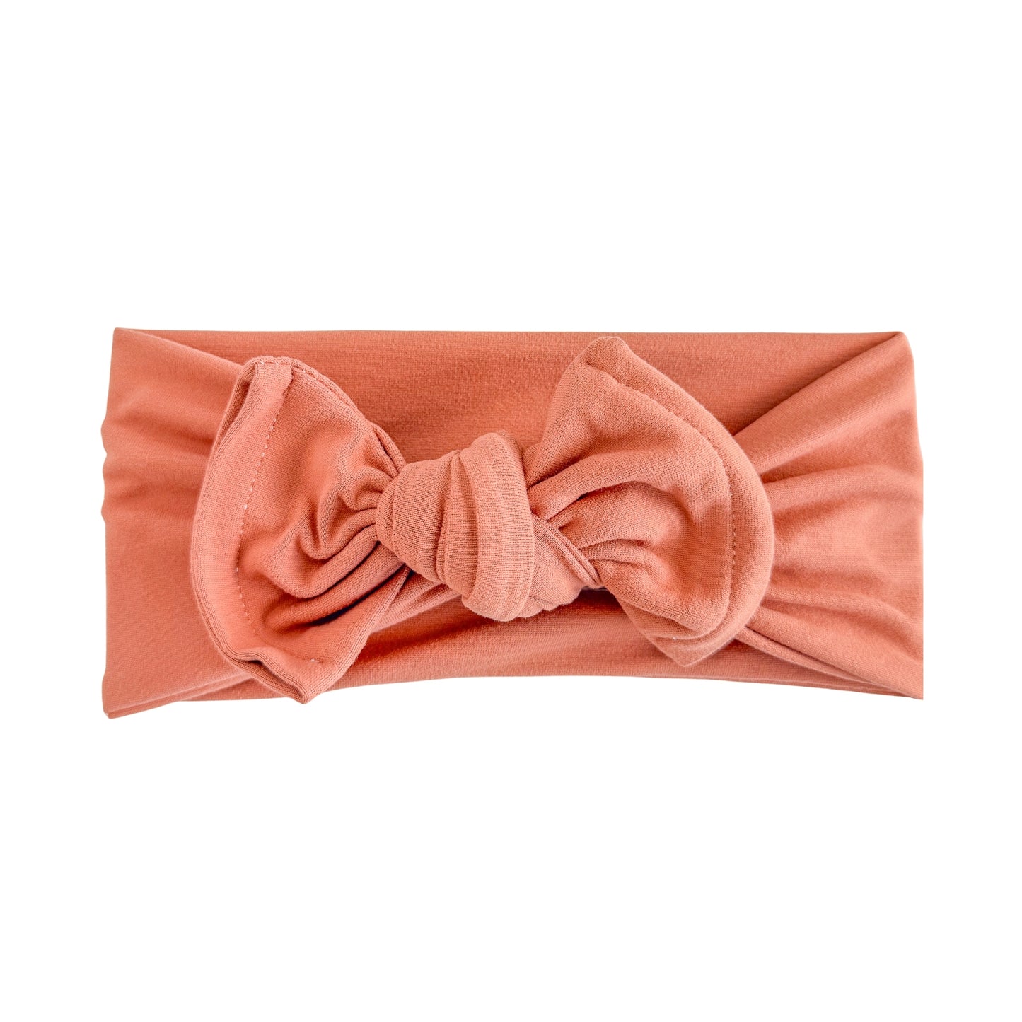 Coral Brushed Baby Headband