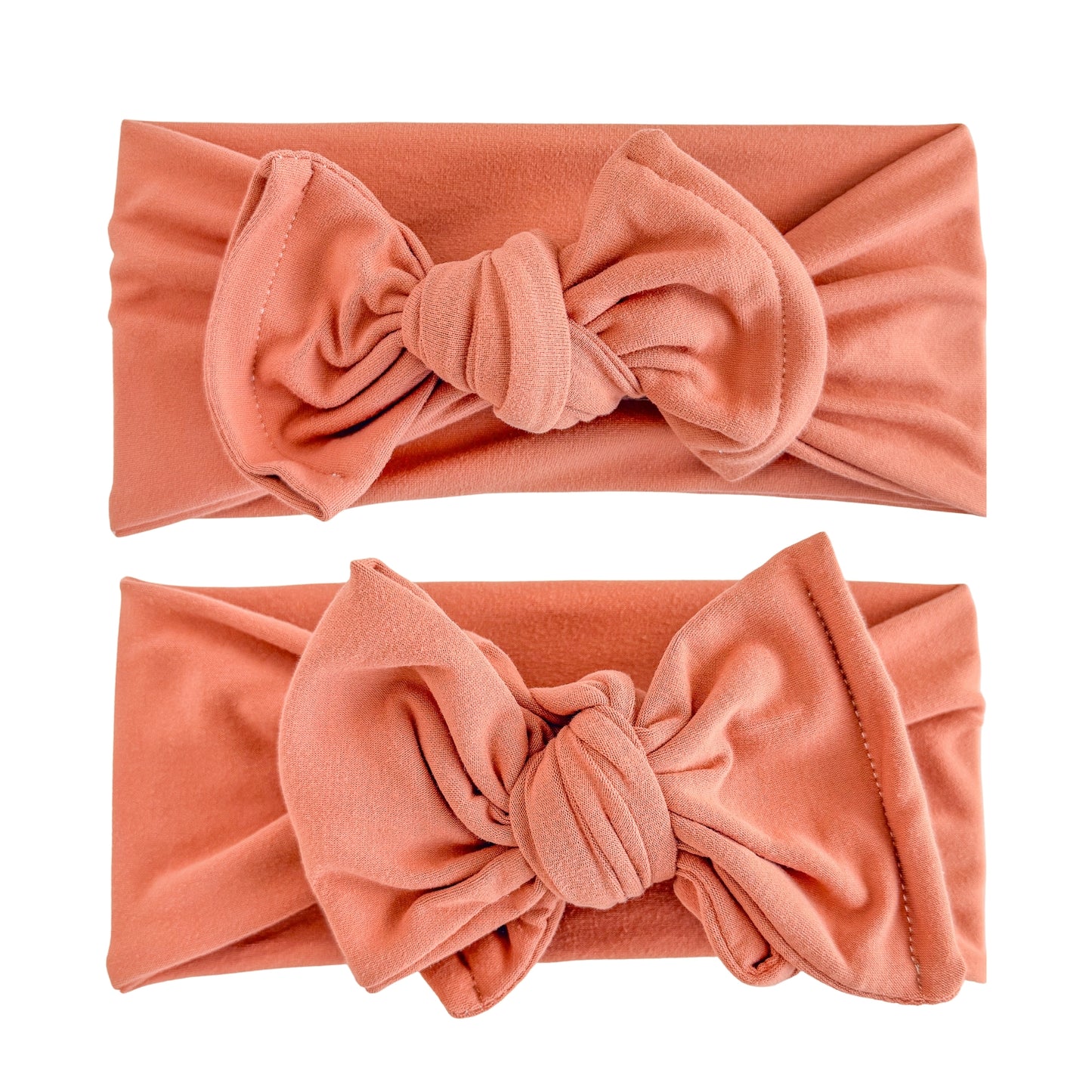 Coral Brushed Baby Headband