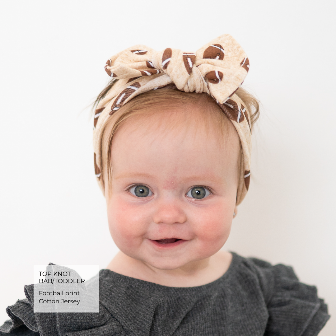 🏈 Game Day Football Baby Headband