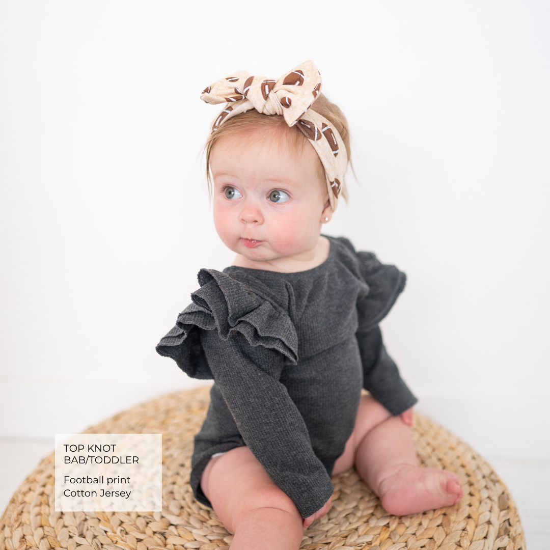 🏈 Game Day Football Baby Headband