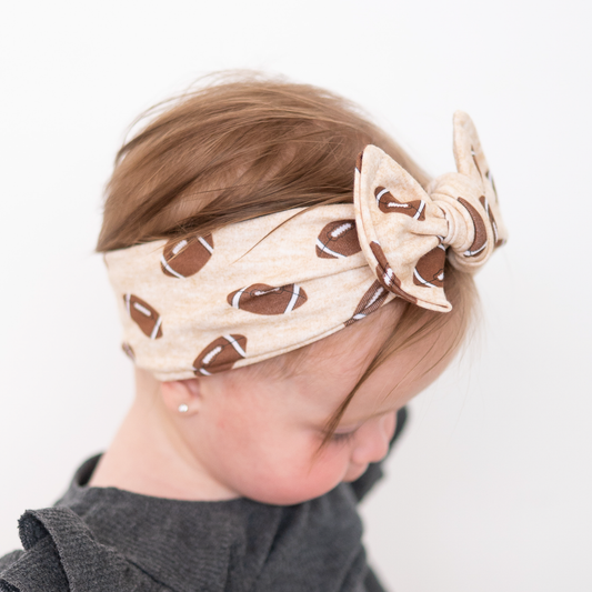🏈 Game Day Football Baby Headband