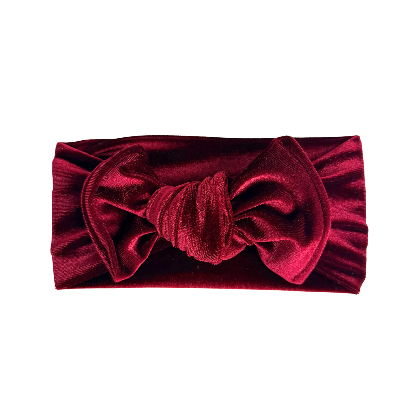 Cranberry | Velvet Baby Top Knot