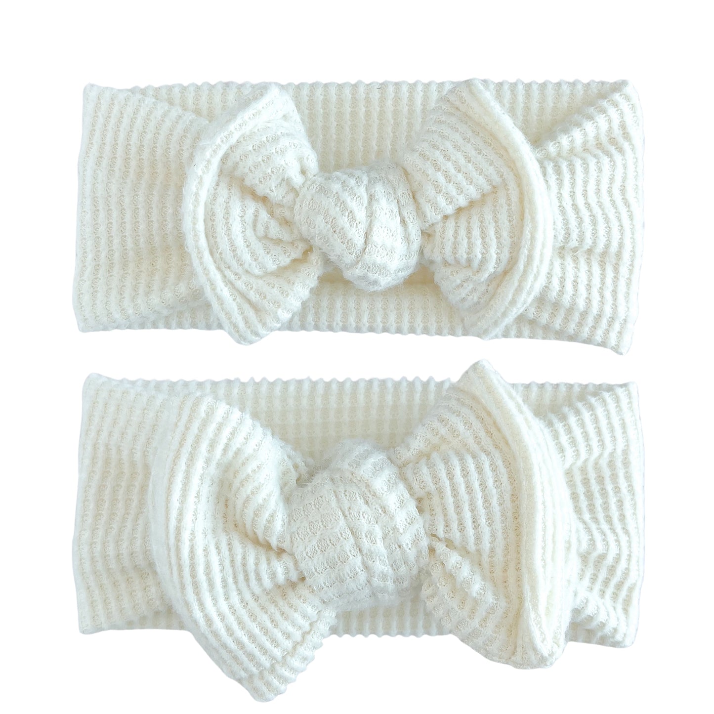 Classic Christmas | Solid Baby Bow Bundle (Brushed Waffle Basics)