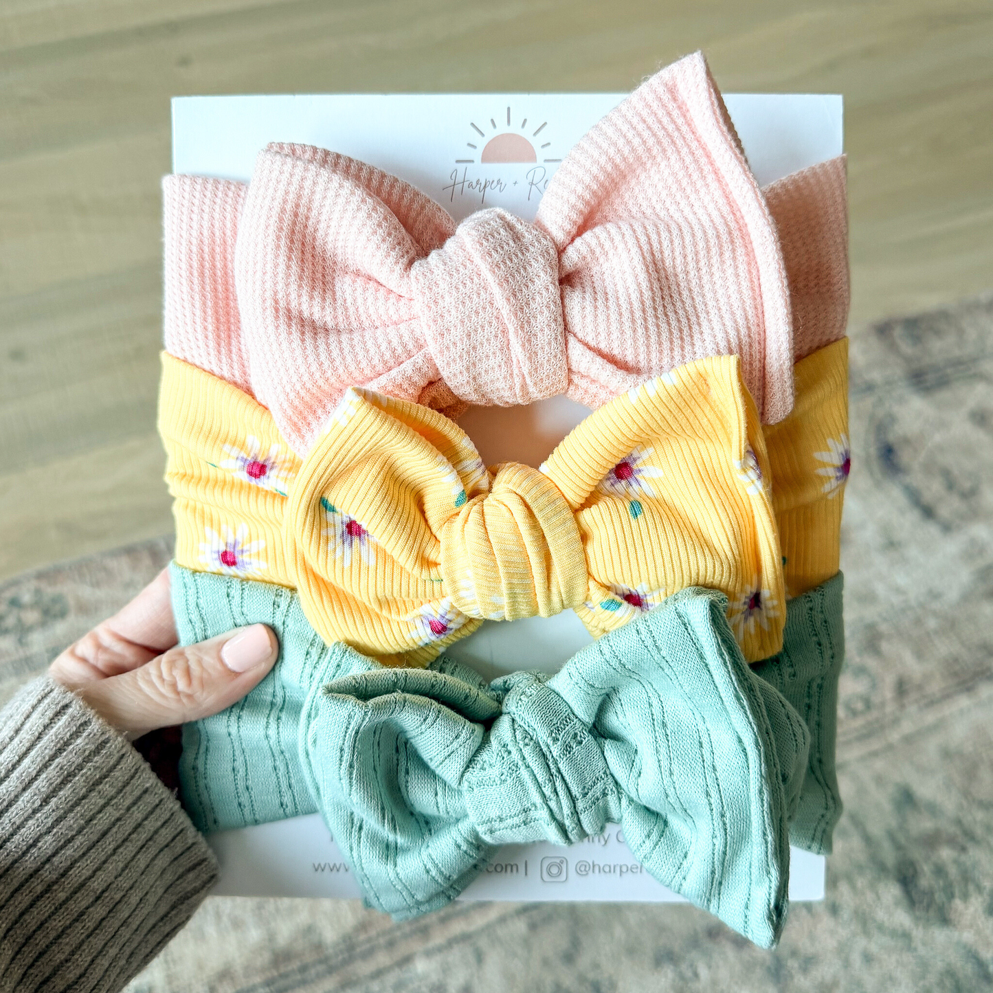Daisy Daydream | Spring Baby Bow Bundle