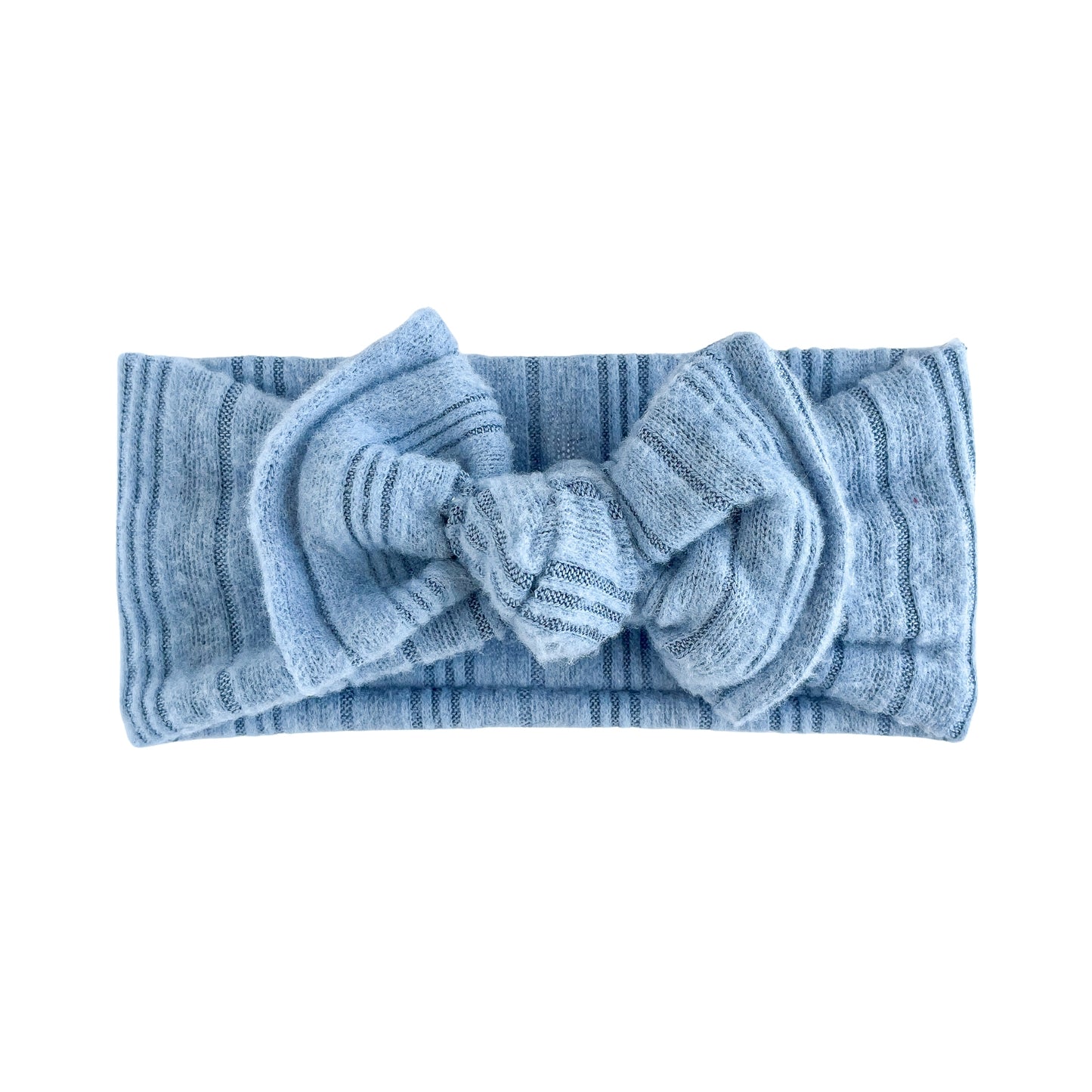 Dusty Blue Brushed Ribbed Baby Headband