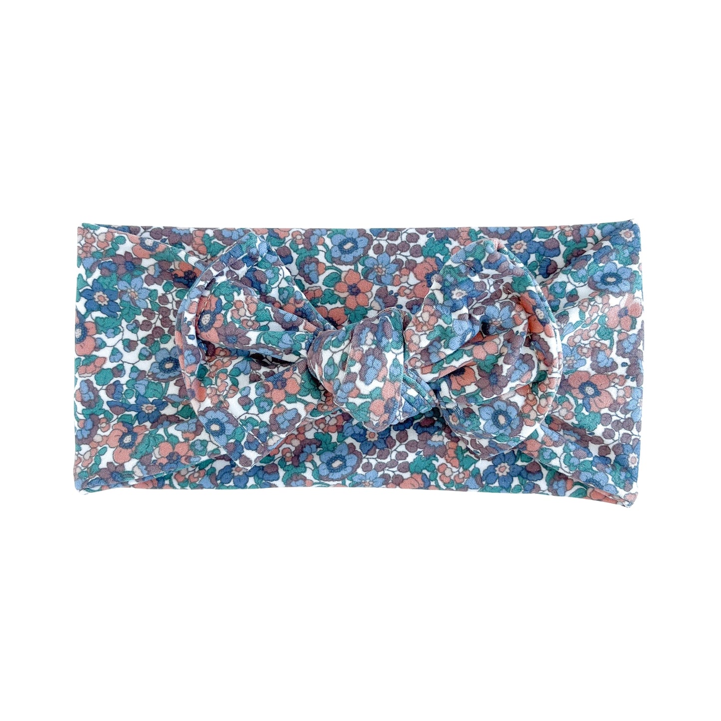 Dusty Purple Floral Brushed Baby Headband