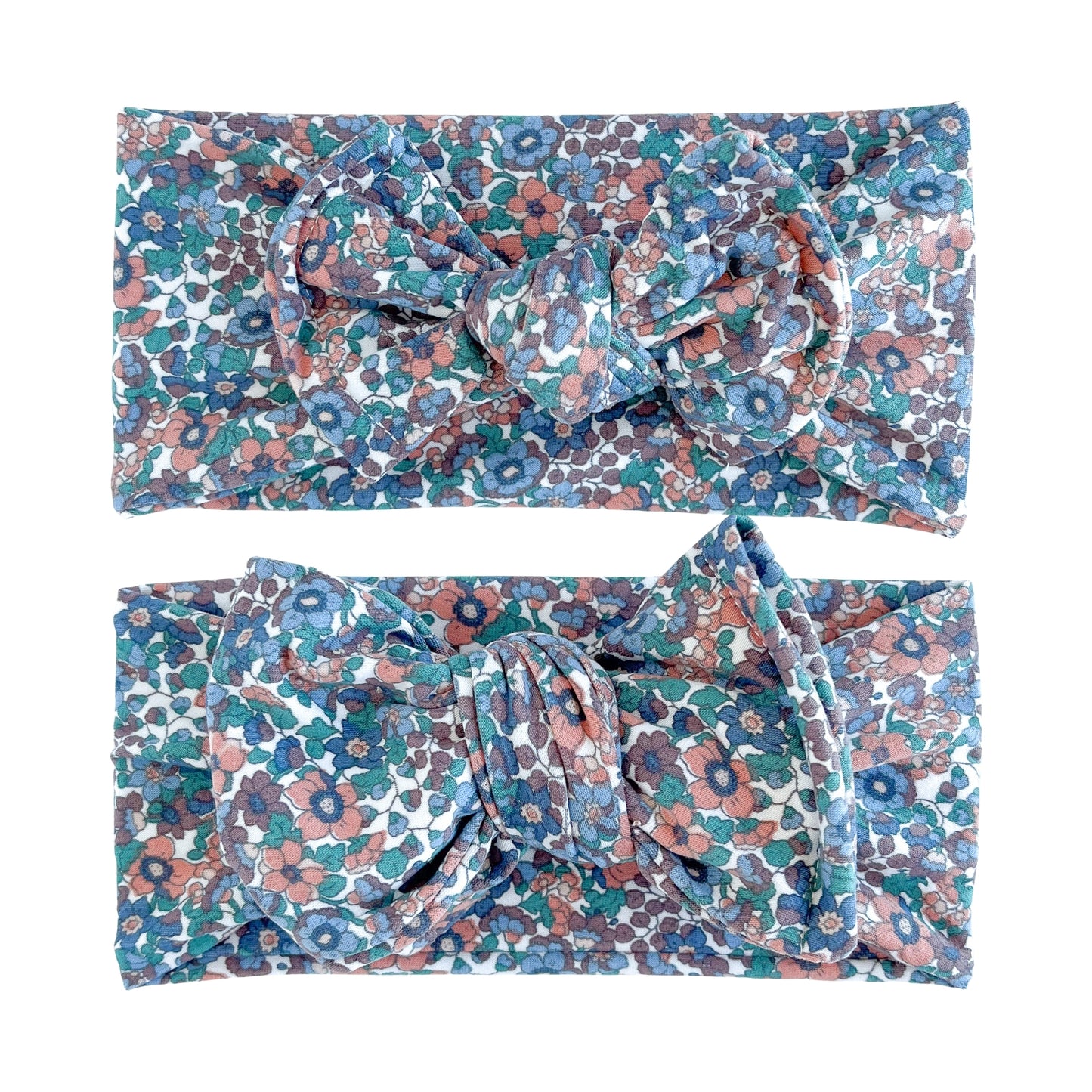 Dusty Purple Floral Brushed Baby Headband