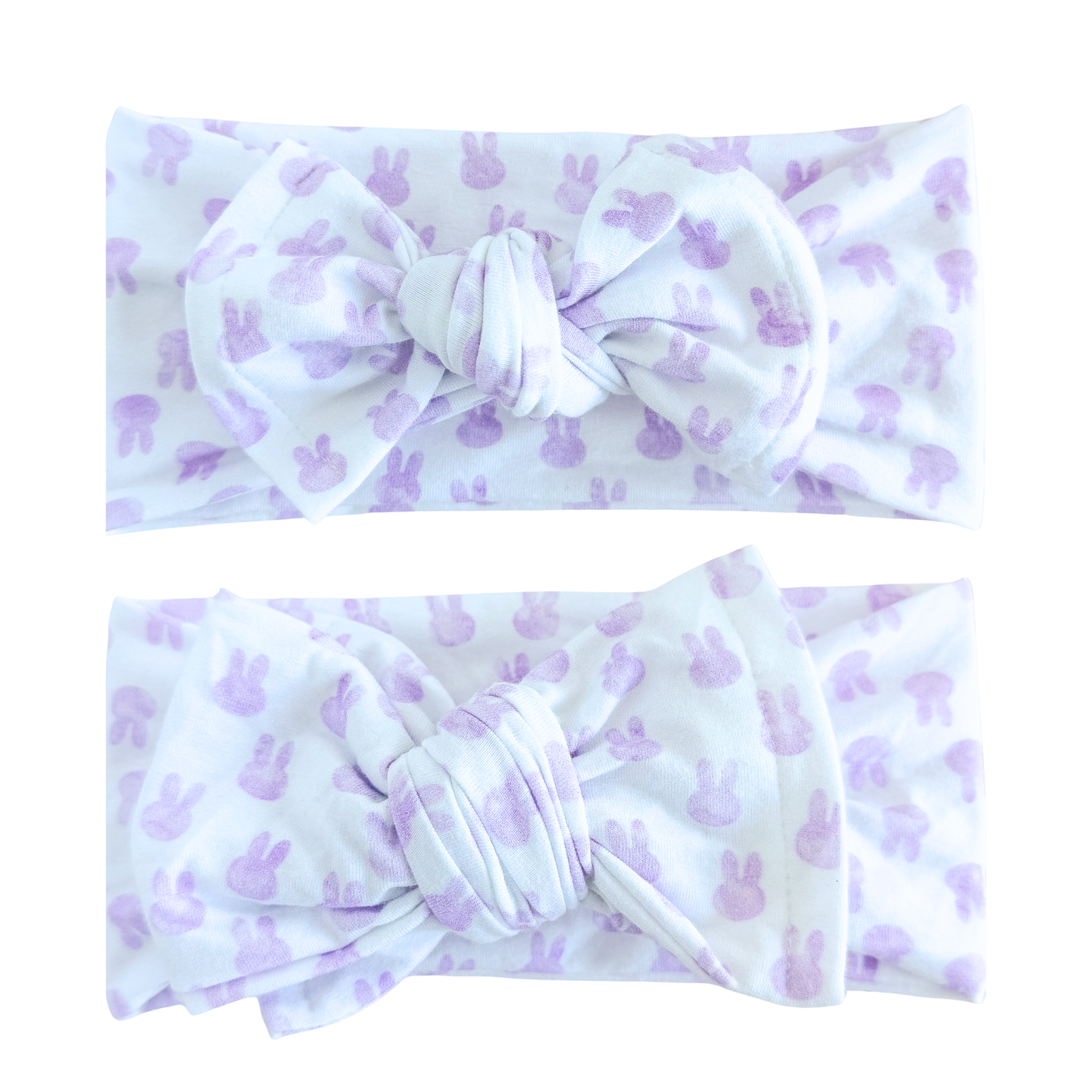 Little Lavender Bunnies | Pastel Easter Baby Headband