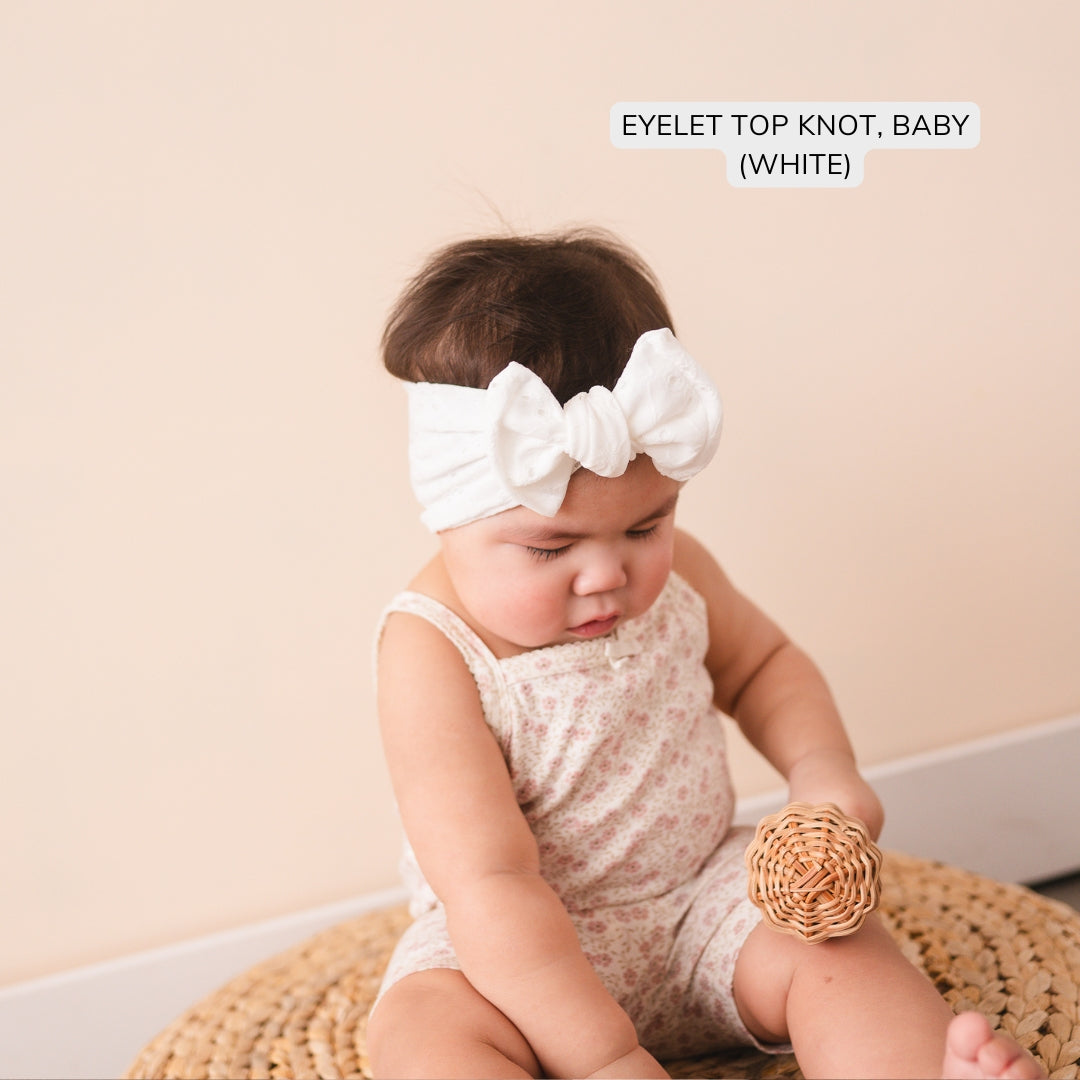 Coral Floral + Lace | Spring Baby Bow Bundle