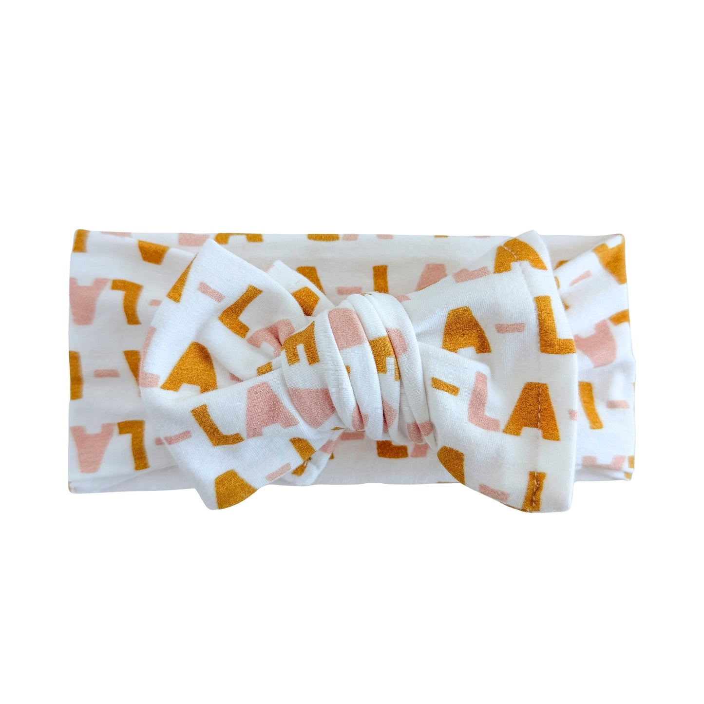 Fa La La | Pink + Gold Holiday Baby Headband