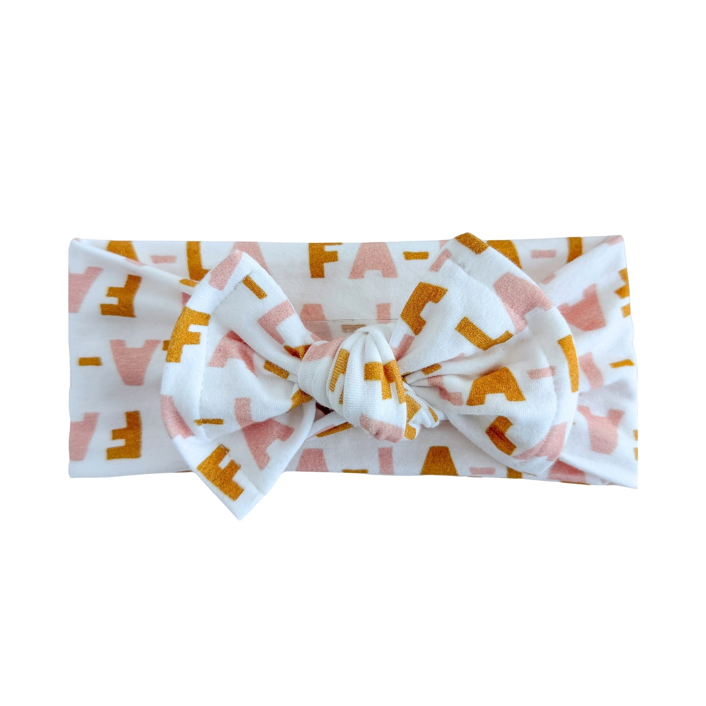 Fa La La | Pink + Gold Holiday Baby Headband