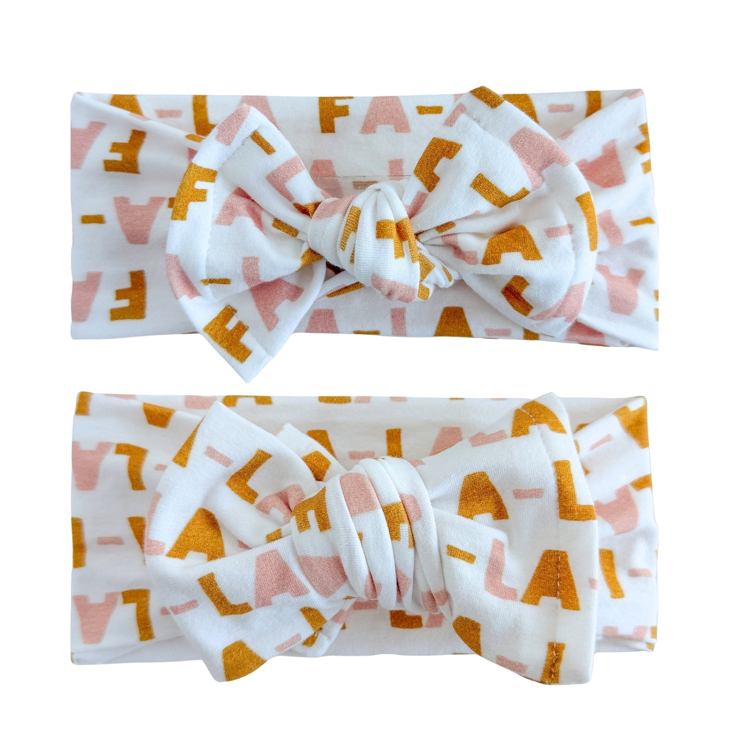 Fa La La | Pink + Gold Holiday Baby Headband