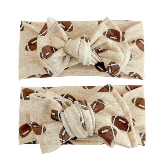Football Print Cotton Jersey Baby Headband