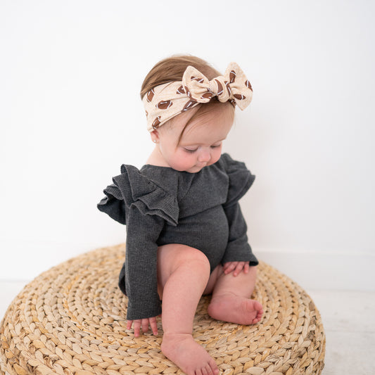 Football Print Cotton Jersey Baby Headband