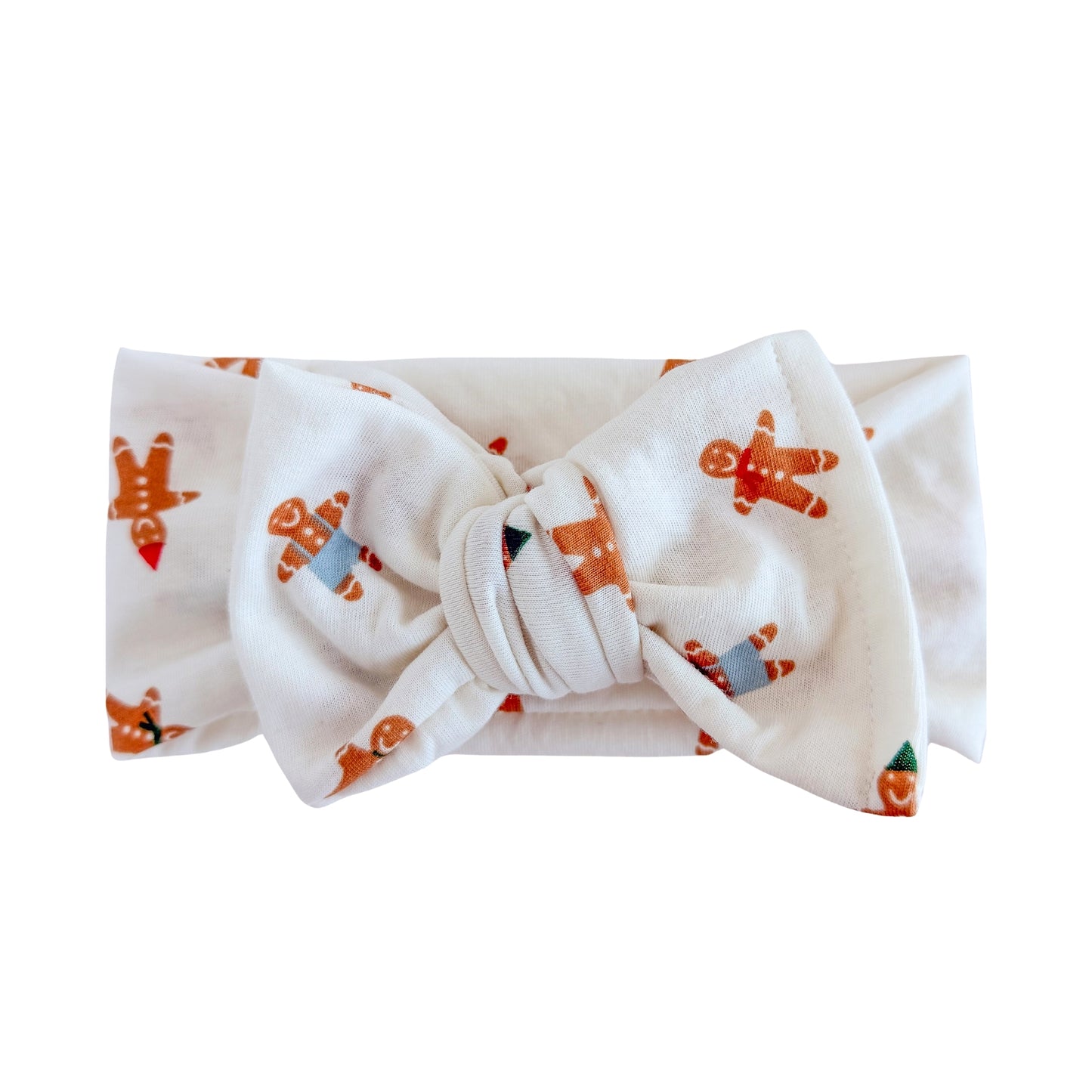 Gingerbread Village | Cream Cotton Baby Headband