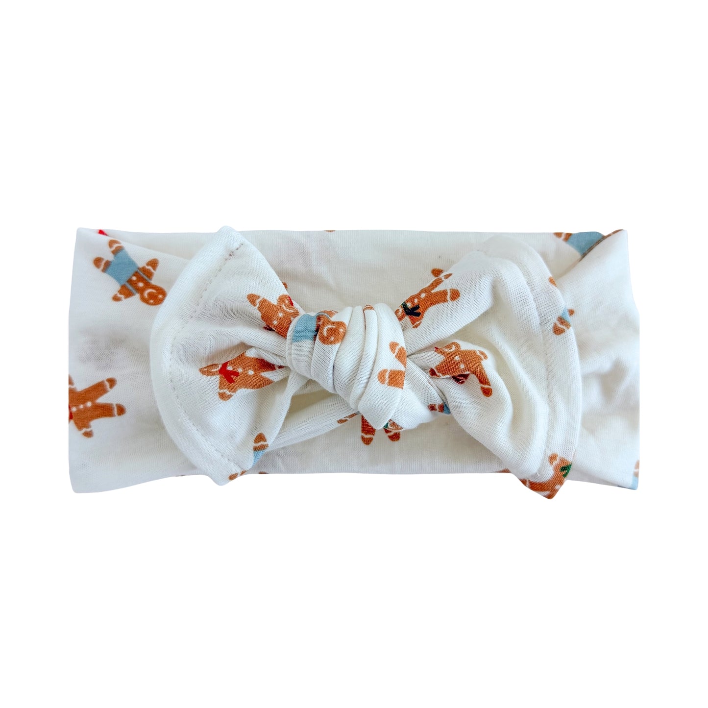 Gingerbread Village | Cream Cotton Baby Headband