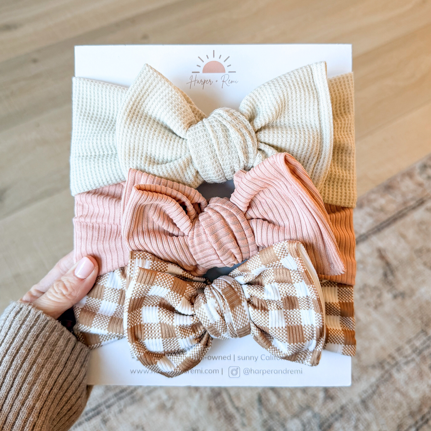 Golden Hour Picnic | Spring Baby Bow Bundle