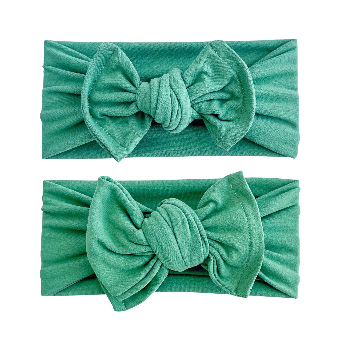 Green Brushed Baby Headband