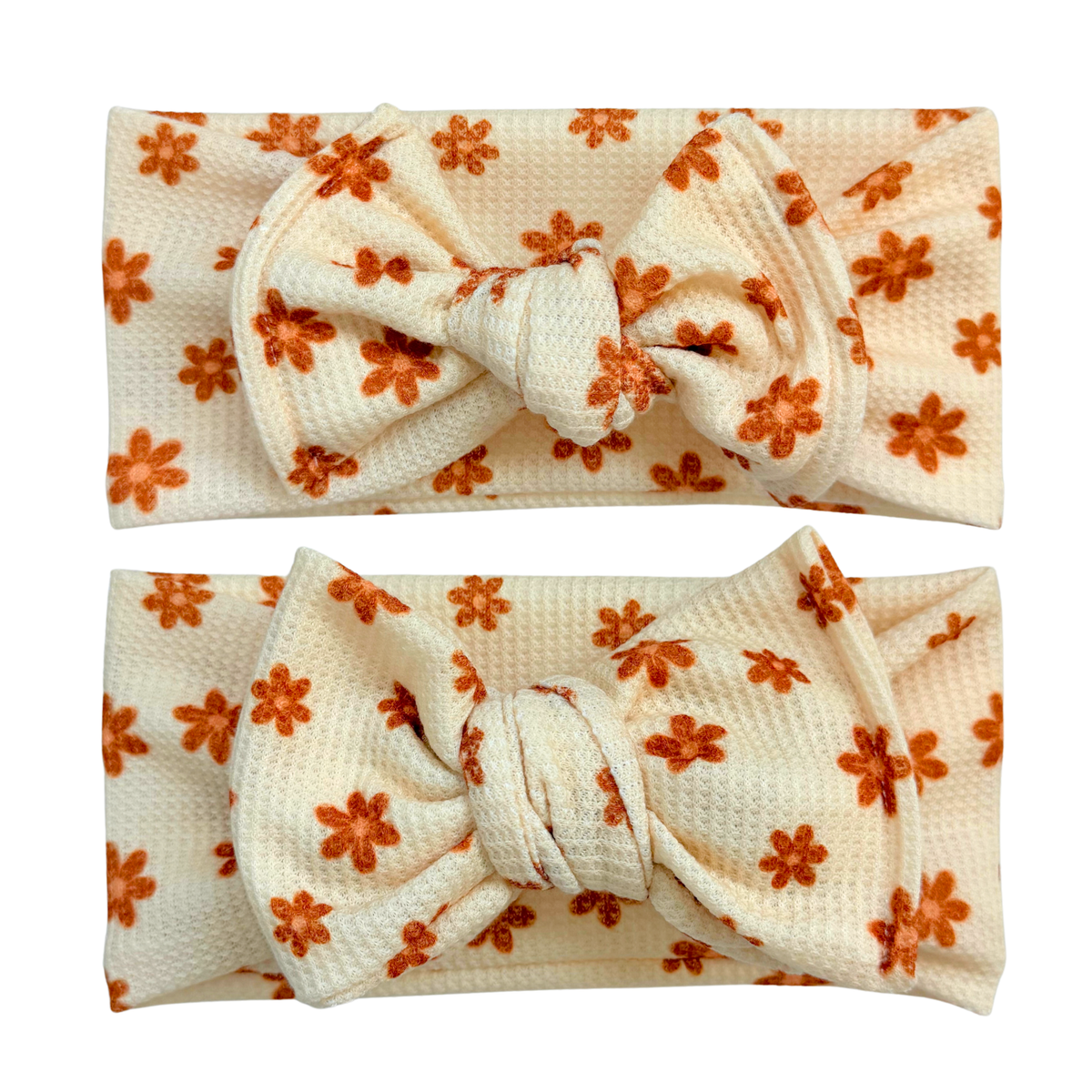 Harvest Floral Waffle Baby Headband
