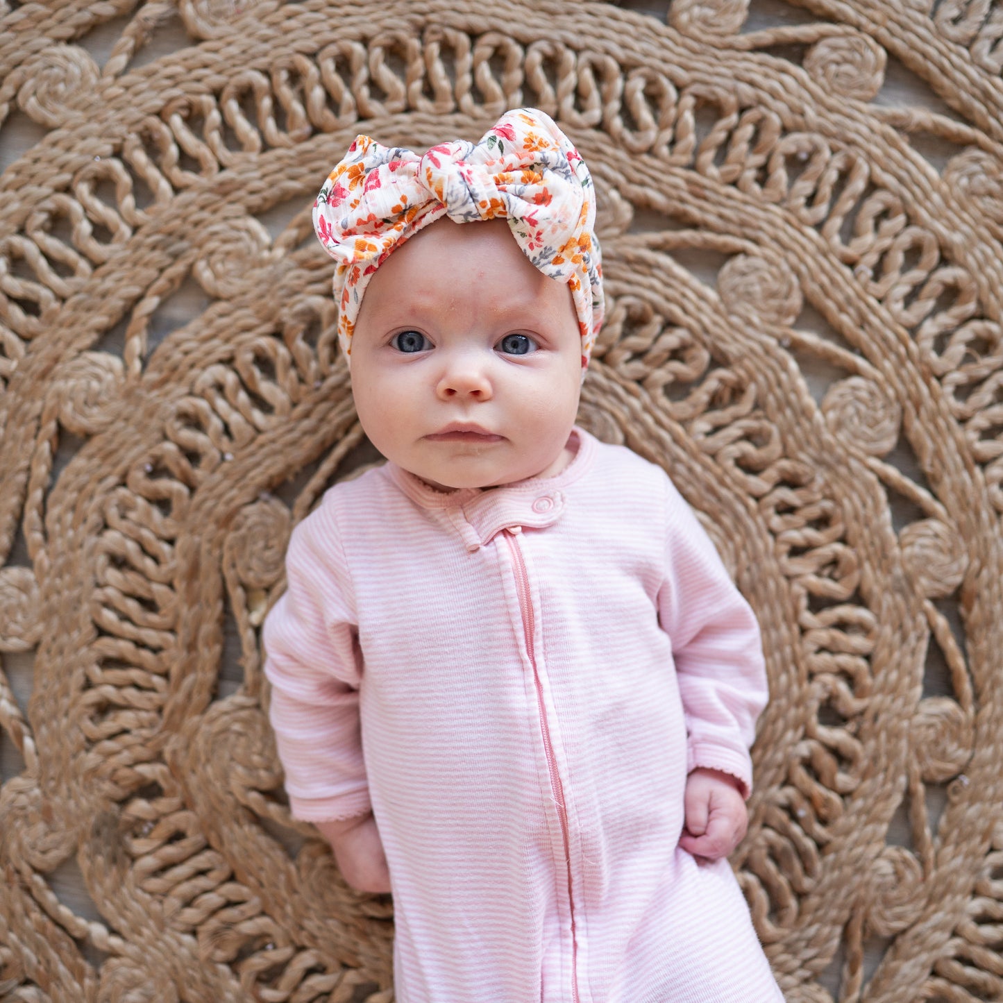 Watercolor Pink Bloom | Spring Baby Bow Bundle