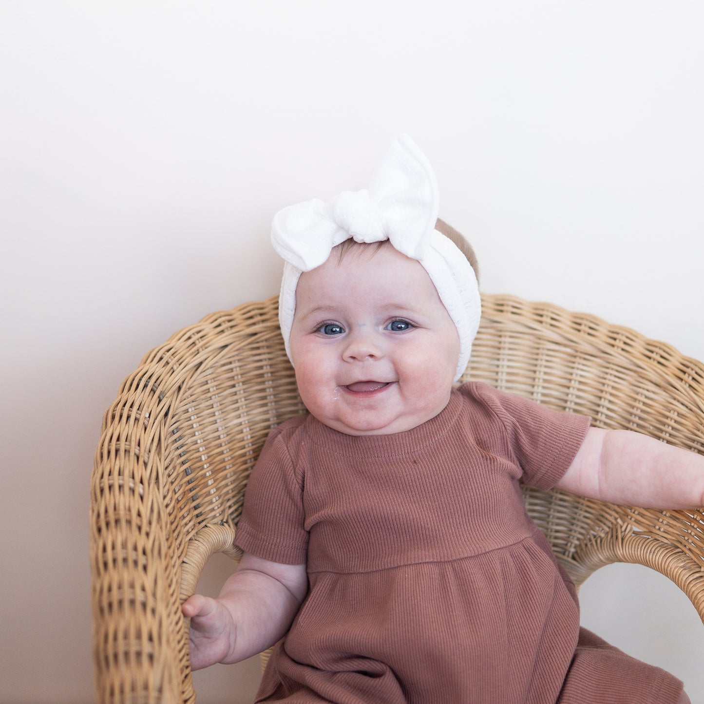 Honey Vintage Floral | Neutral Baby Bow Bundle