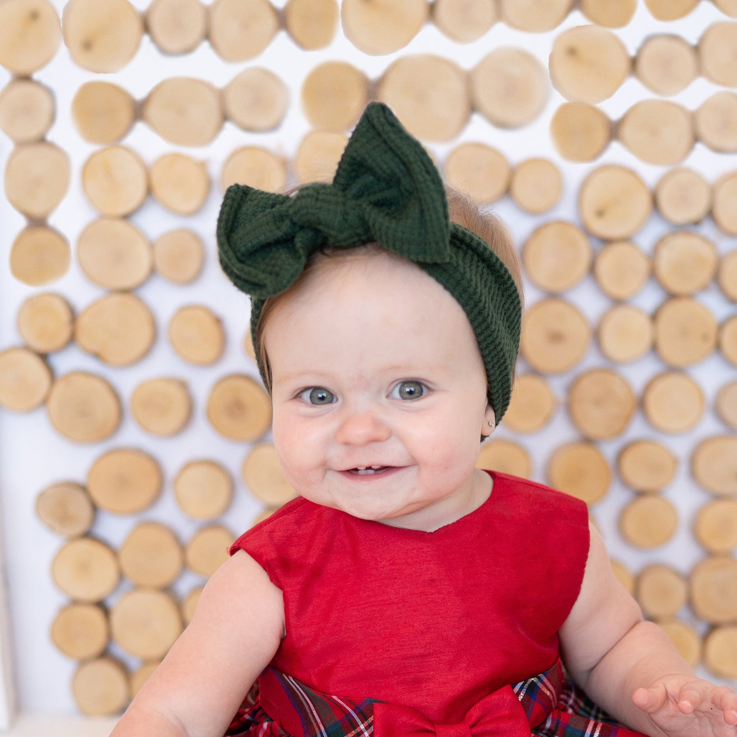 O Christmas 🌲 Tree | Holiday Baby Bow Bundle (Festive Neutrals + Classic Green)