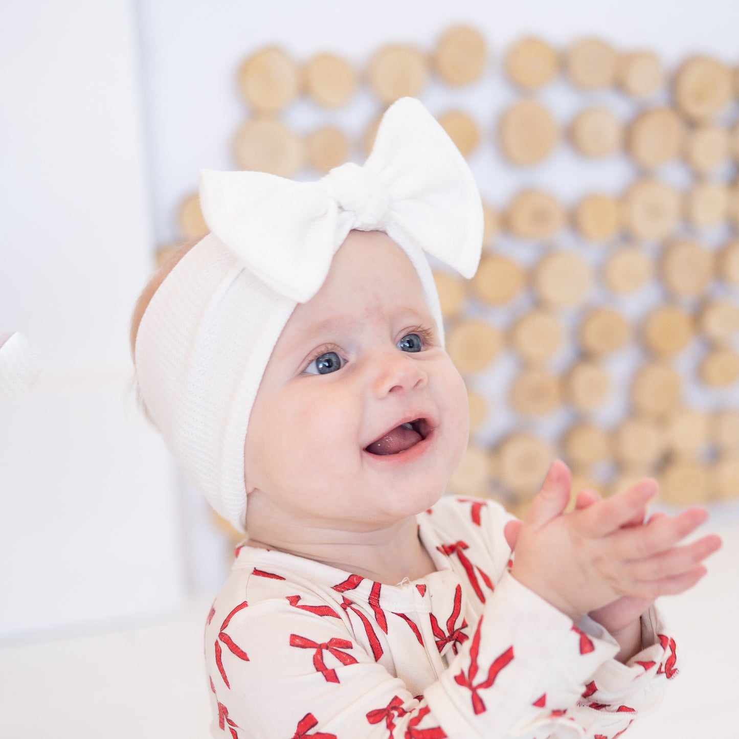 Holiday Classics | Waffle Baby Bow Bundle (Festive + Everyday Neutrals)