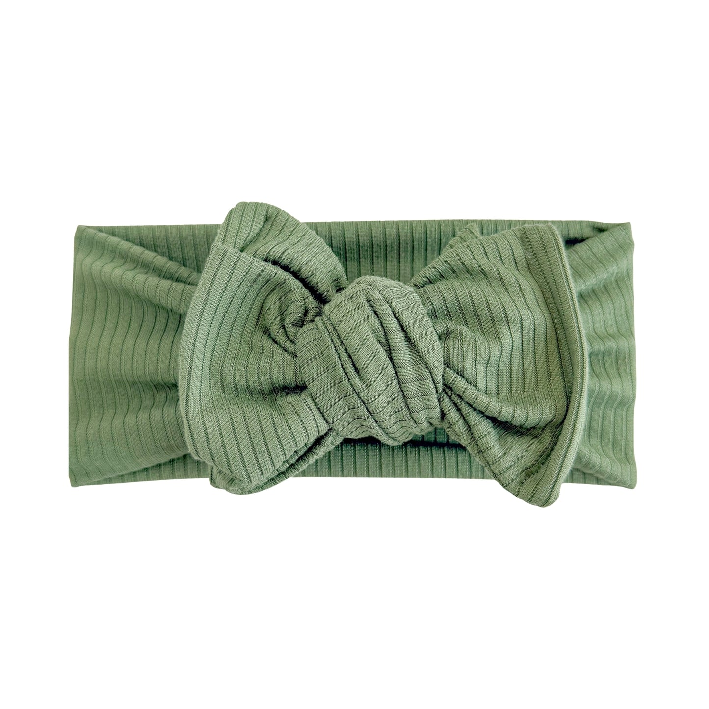 Hunter Green Ribbed Baby Headband