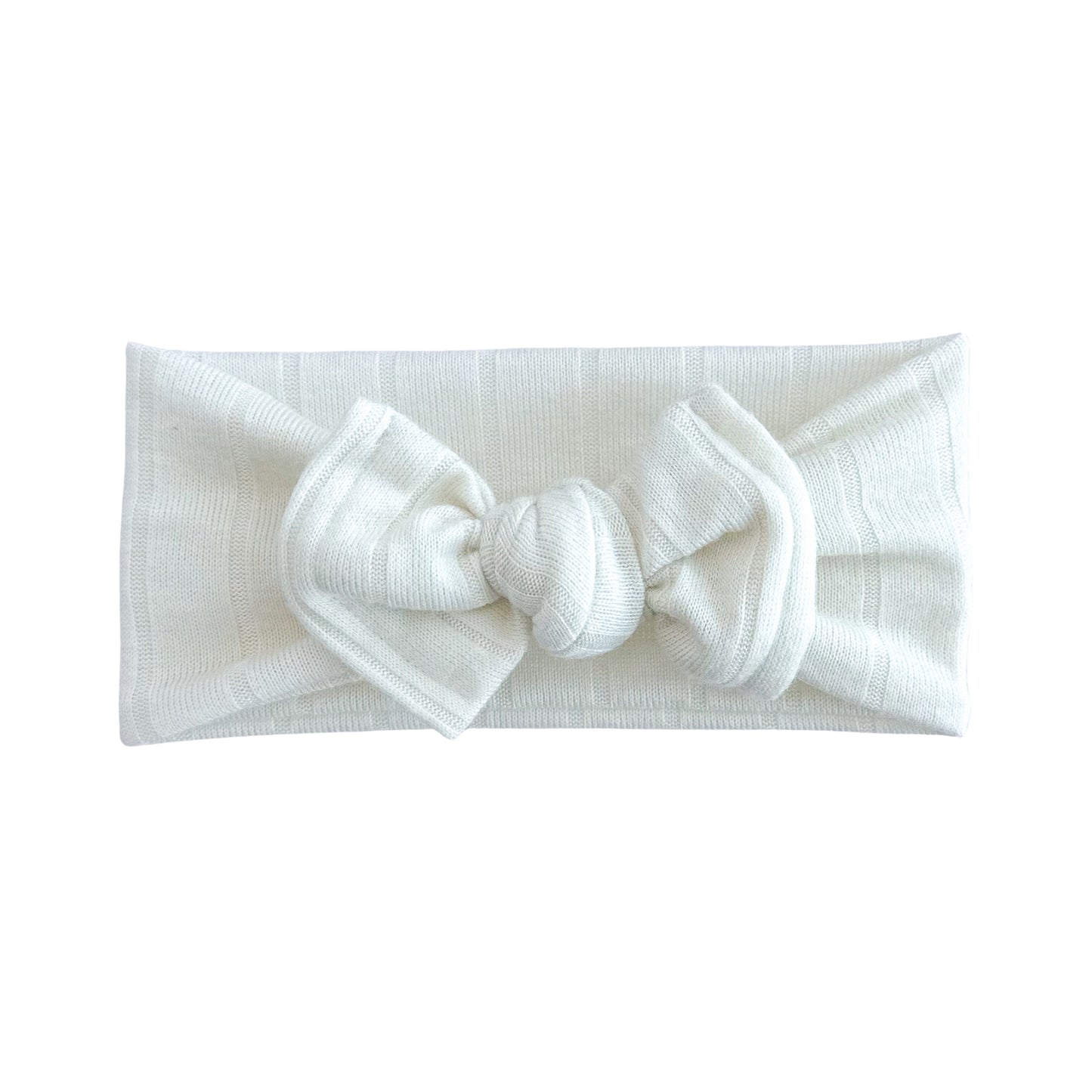 Ivory Wide Ribbed Sweater Baby Headband
