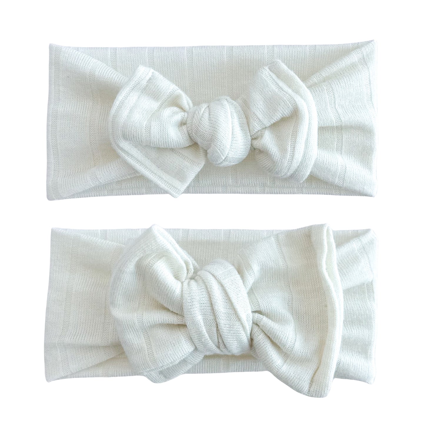 Ivory Wide Ribbed Sweater Baby Headband