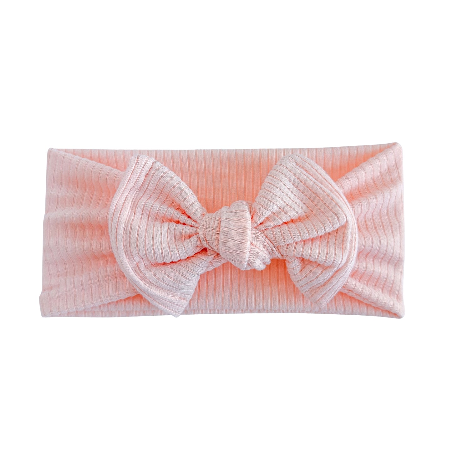 Light Pink Ribbed Baby Headband