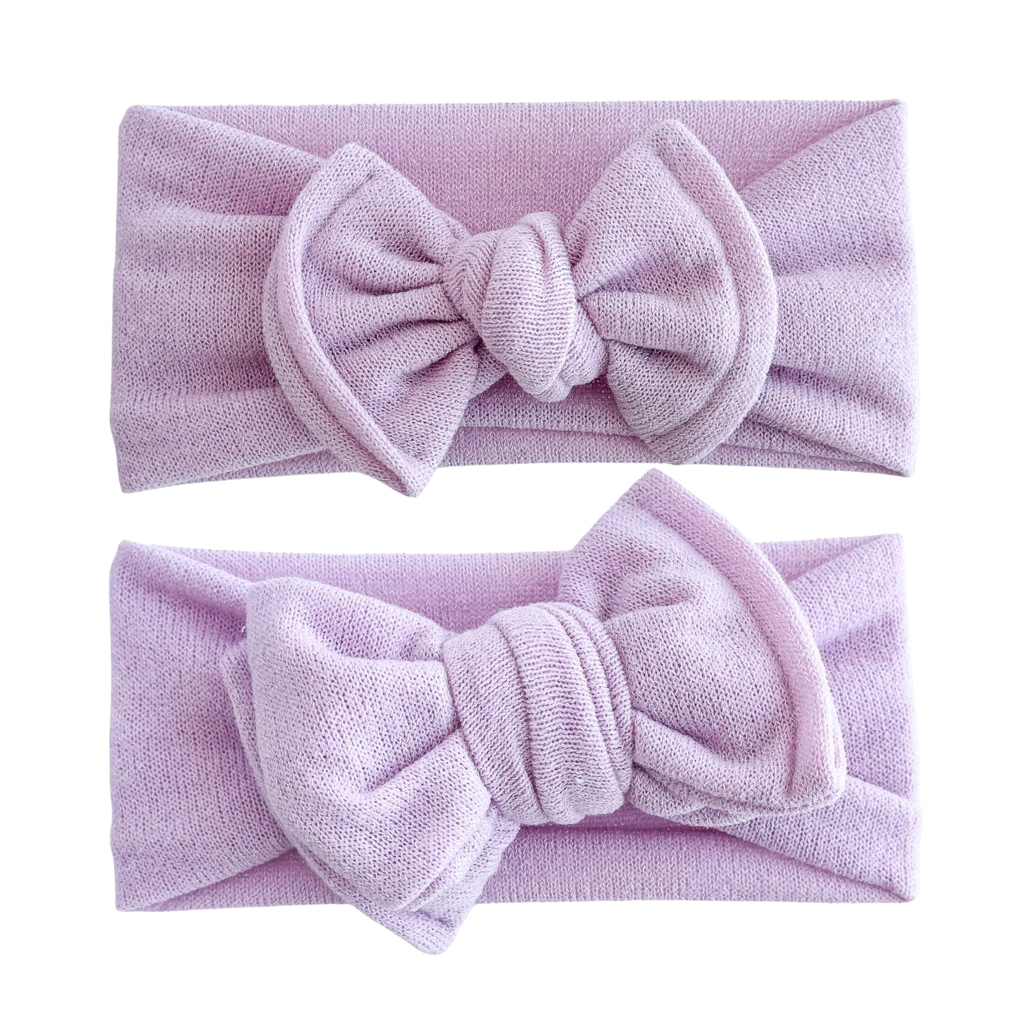 Light Purple Terry Cloth Baby Headband
