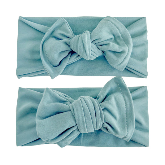 Light Teal Brushed Baby Headband
