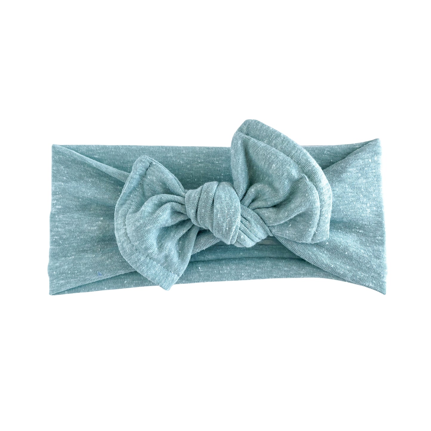 Light Teal Heather Jersey Baby Headband