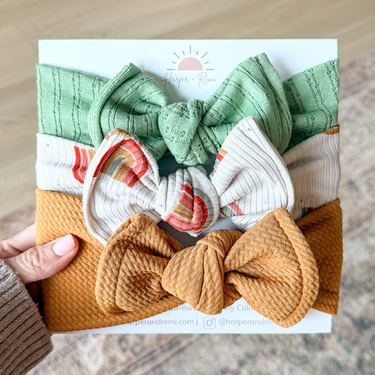 Lucky Little Rainbow | St. Patrick’s Day Baby Bow Bundle