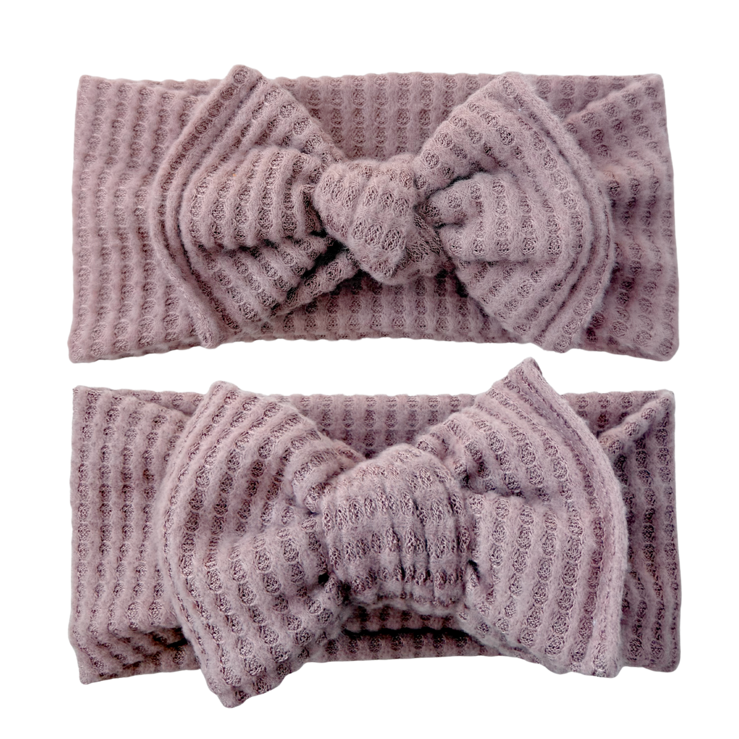 Mauve | Soft Honeycomb Baby Headband
