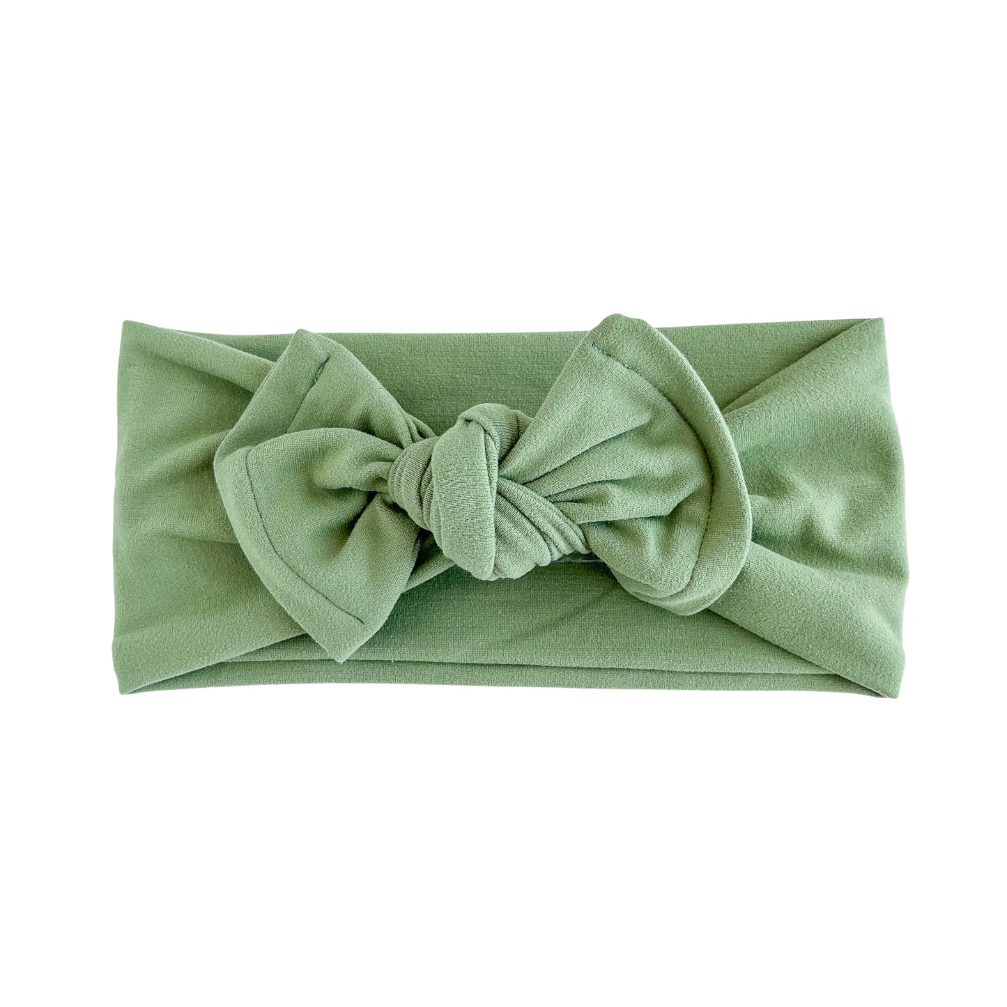 Olive Green Brushed Baby Headband