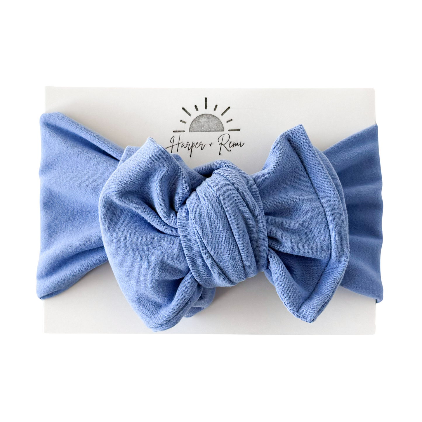 Periwinkle Blue | Brushed Oversized Bow