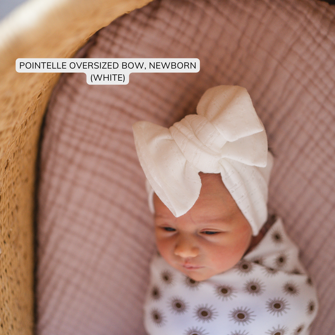 Honey Vintage Floral | Neutral Baby Bow Bundle