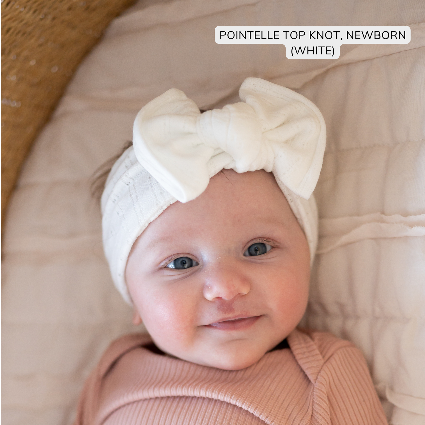 Honey Vintage Floral | Neutral Baby Bow Bundle