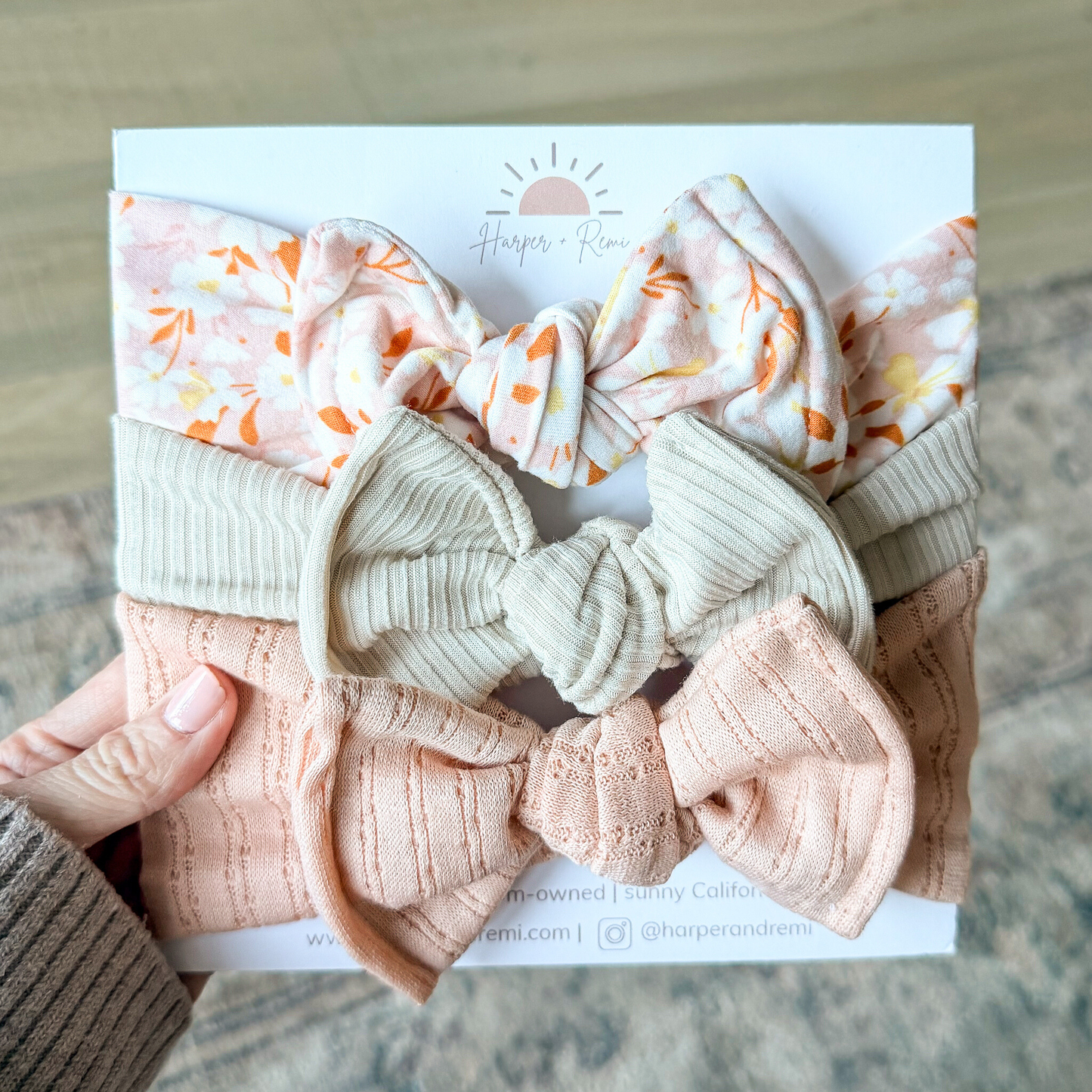 Pretty in Blush | Spring Baby Bow Bundle
