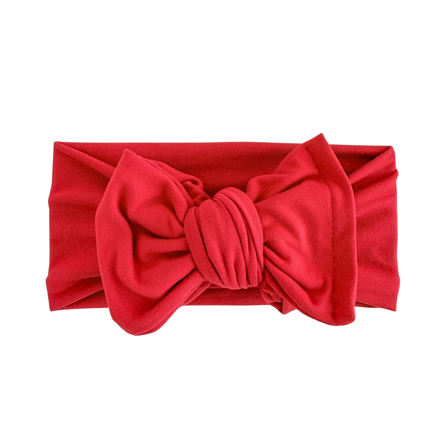 Red Brushed Baby Headband
