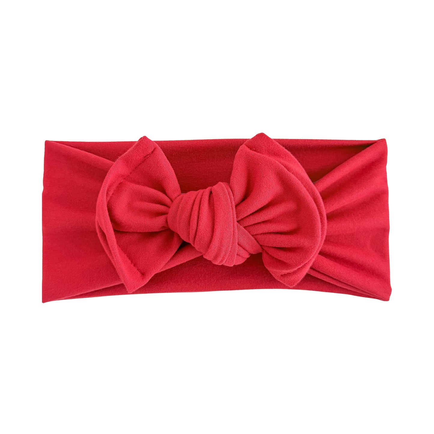Red Brushed Baby Headband