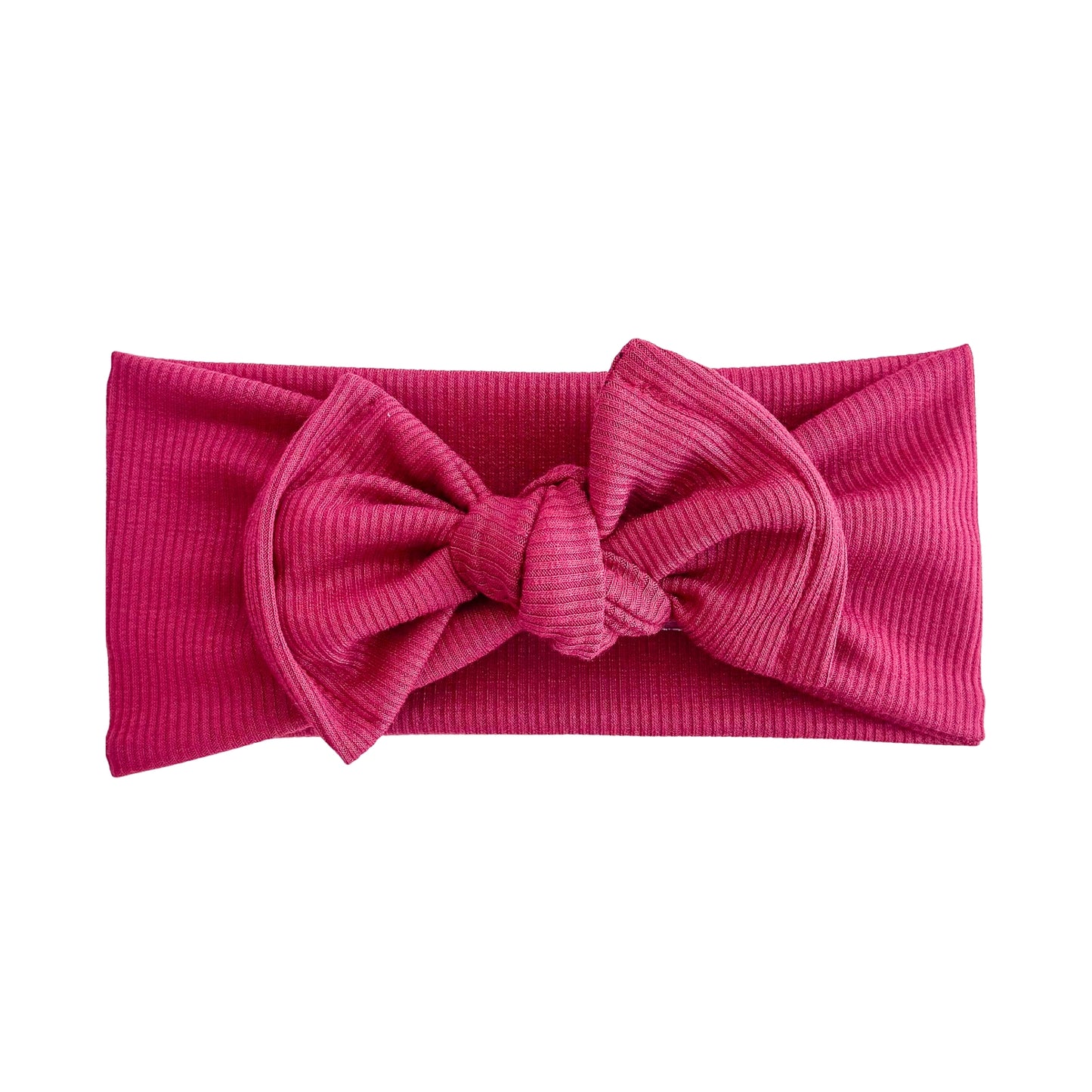 Red Premium Ribbed Headband