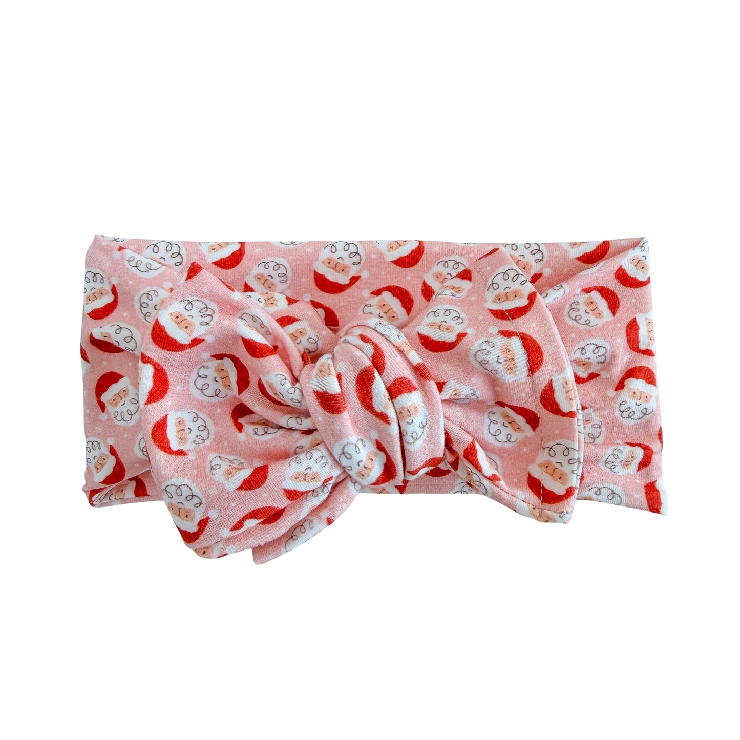 Jolly 🎅🏻 Santa | Light Pink Holiday Baby Headband