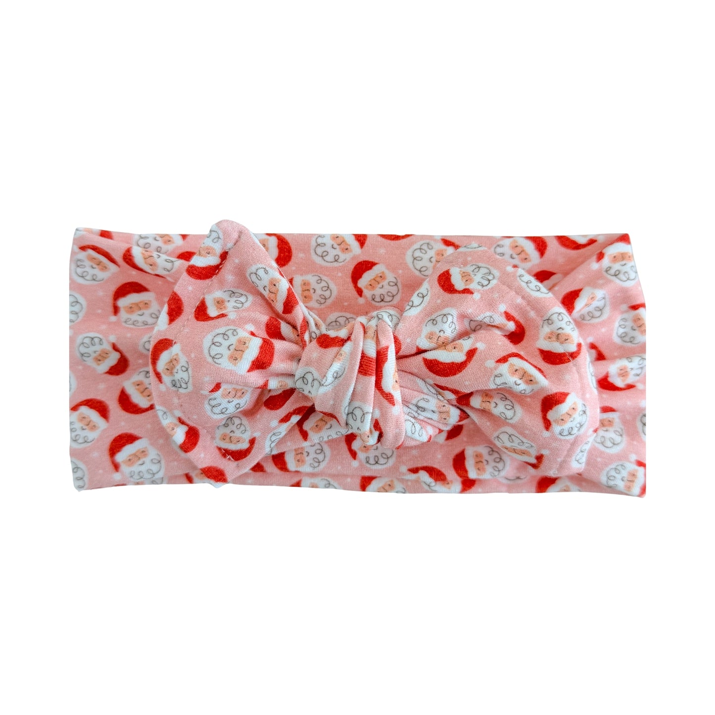Jolly 🎅🏻 Santa | Light Pink Holiday Baby Headband