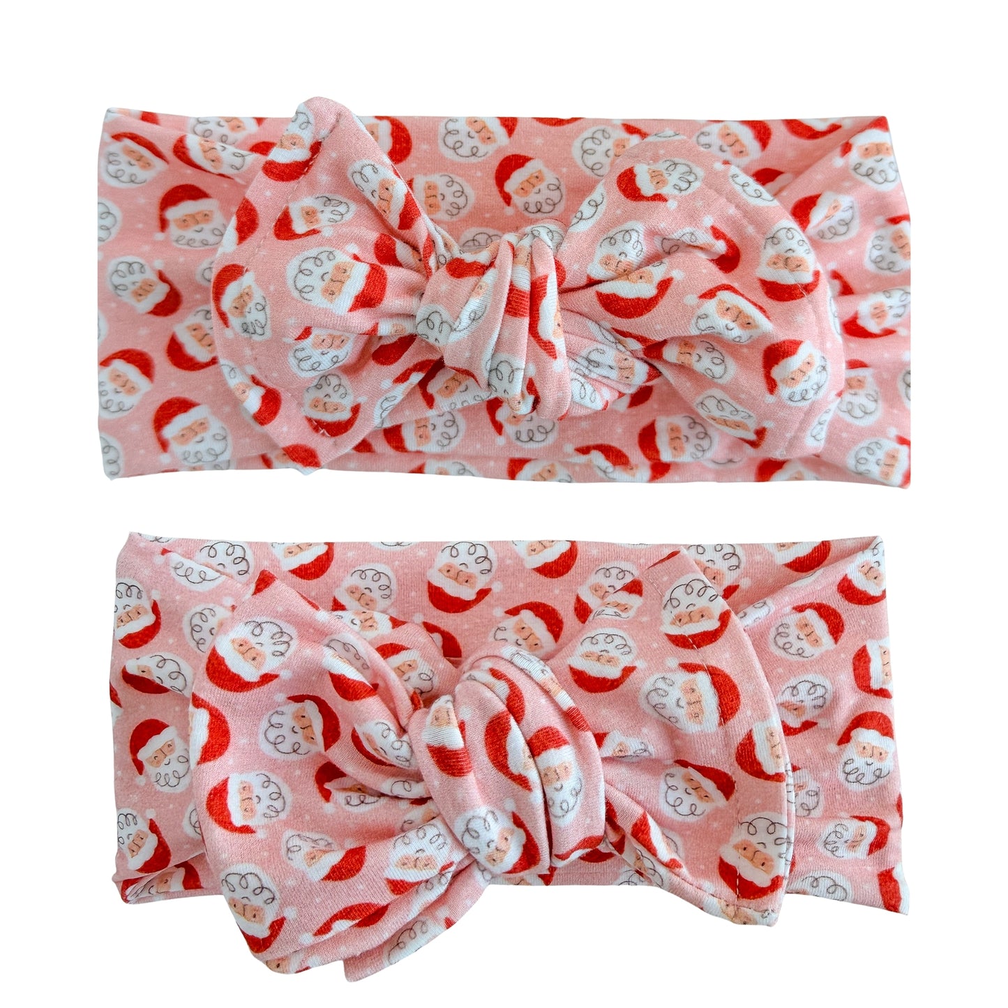 Jolly 🎅🏻 Santa | Light Pink Holiday Baby Headband