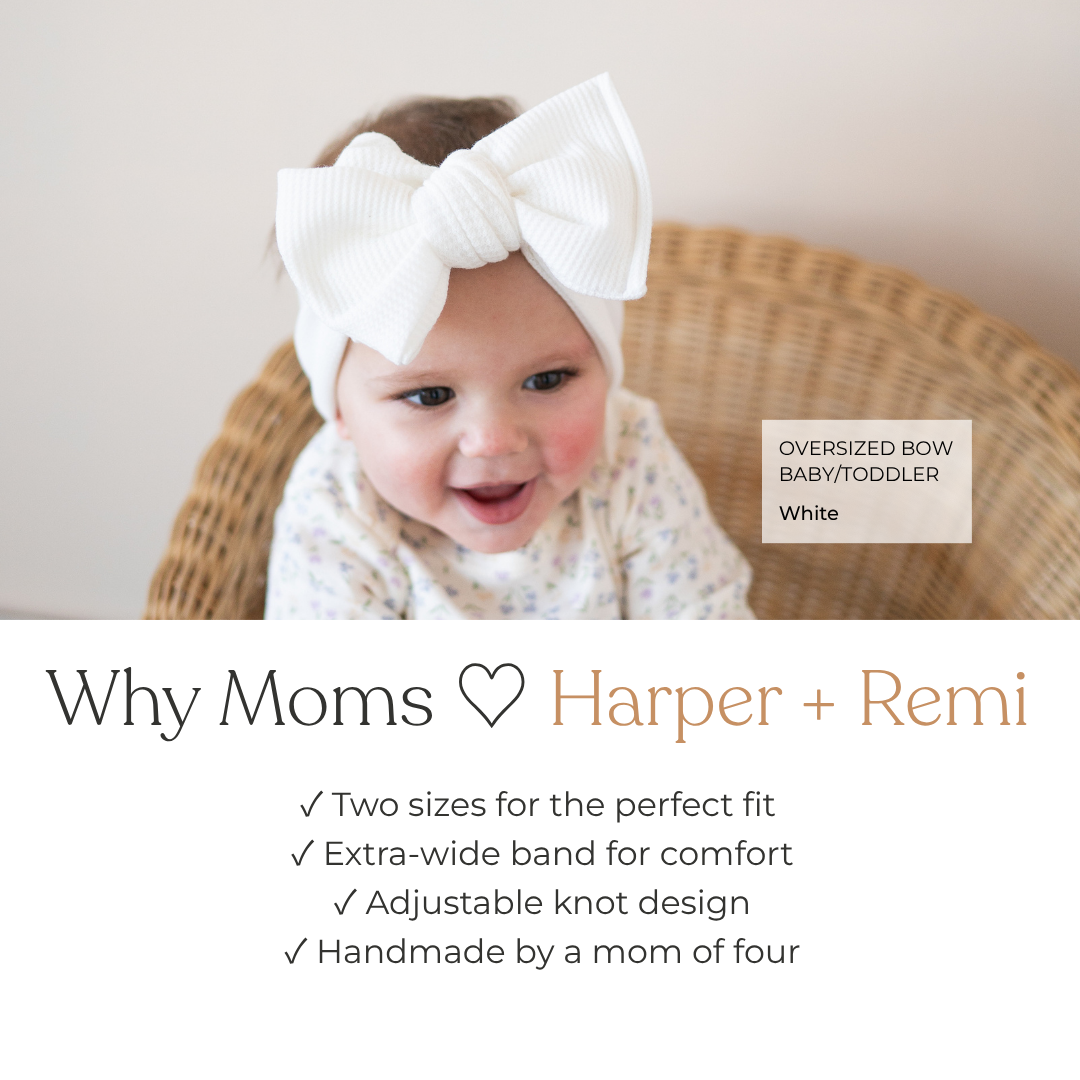 Everyday Essentials (Neutral + Pink) | Waffle Baby Bow Bundle